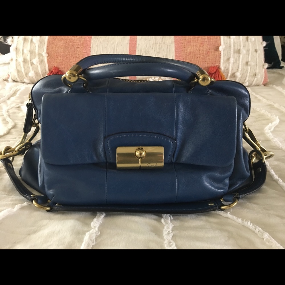 Coach Blue Bag